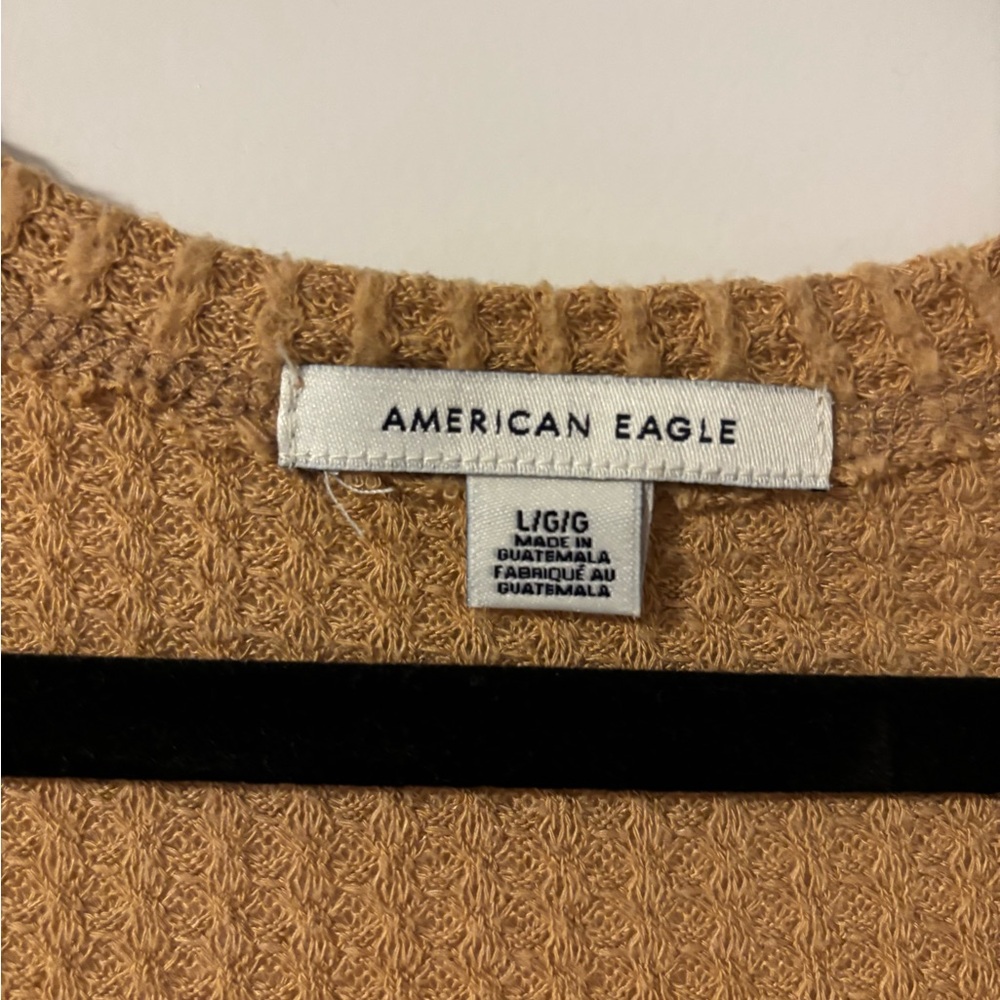American Eagle Outfitters Camel Knit Sweater - Picture 2 of 3